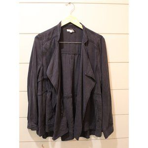 Black Layered Trench Coat/Jacket